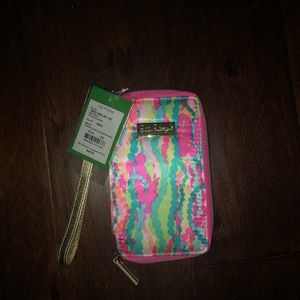 Lilly Pulitzer wristlet wallet NWT